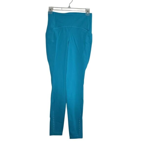 Lululemon Women's Size 6 Blue 28" Compression Leggings with Pockets - Picture 1 of 4
